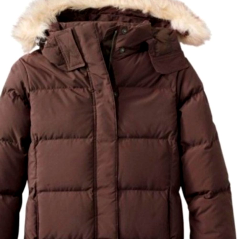 LL Bean full length Down Winter Coat